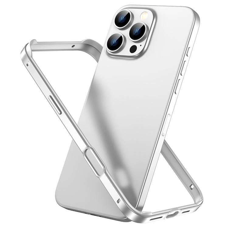 Capa de Telemóvel com Estrutura em Metal e Silicone, Proteção Quádrupla nos Cantos, Amortecimento e Refrigeração, Para iPhone 16 Pro Max, Para iPhone 16 Pro, Para iPhone 16 Plus, Para iPhone 16