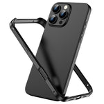 Capa de Telemóvel com Estrutura em Metal e Silicone, Proteção Quádrupla nos Cantos, Amortecimento e Refrigeração, Para iPhone 16 Pro Max, Para iPhone 16 Pro, Para iPhone 16 Plus, Para iPhone 16