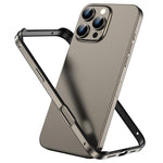 Capa de Telemóvel com Estrutura em Metal e Silicone, Proteção Quádrupla nos Cantos, Amortecimento e Refrigeração, Para iPhone 16 Pro Max, Para iPhone 16 Pro, Para iPhone 16 Plus, Para iPhone 16