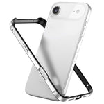 Capa de Telemóvel com Estrutura em Metal e Silicone, Proteção Quádrupla nos Cantos, Amortecimento e Refrigeração, Para iPhone 16 Pro Max, Para iPhone 16 Pro, Para iPhone 16 Plus, Para iPhone 16