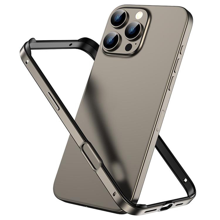 Capa de Telemóvel com Estrutura em Metal e Silicone, Proteção Quádrupla nos Cantos, Amortecimento e Refrigeração, Para iPhone 16 Pro Max, Para iPhone 16 Pro, Para iPhone 16 Plus, Para iPhone 16