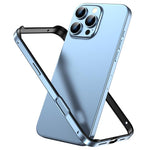 Capa de Telemóvel com Estrutura em Metal e Silicone, Proteção Quádrupla nos Cantos, Amortecimento e Refrigeração, Para iPhone 16 Pro Max, Para iPhone 16 Pro, Para iPhone 16 Plus, Para iPhone 16