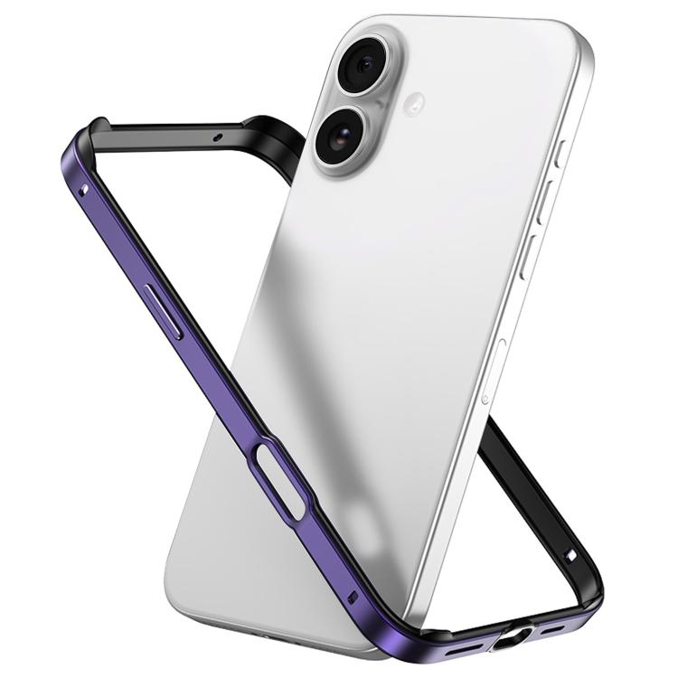 Capa de Telemóvel com Estrutura em Metal e Silicone, Proteção Quádrupla nos Cantos, Amortecimento e Refrigeração, Para iPhone 16 Pro Max, Para iPhone 16 Pro, Para iPhone 16 Plus, Para iPhone 16