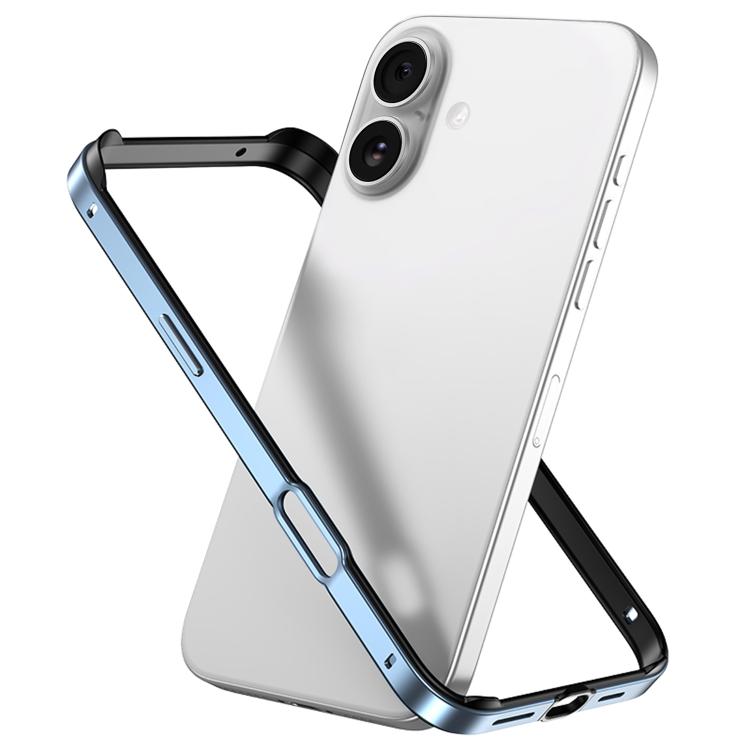 Capa de Telemóvel com Estrutura em Metal e Silicone, Proteção Quádrupla nos Cantos, Amortecimento e Refrigeração, Para iPhone 16 Pro Max, Para iPhone 16 Pro, Para iPhone 16 Plus, Para iPhone 16
