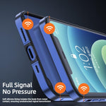 Capa de Telemóvel com Estrutura em Metal e Silicone, Proteção Quádrupla nos Cantos, Amortecimento e Refrigeração, Para iPhone 17 Pro Max, Para iPhone 17 Pro, Para iPhone 17, Para iPhone Air