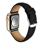 Correia de Relógio em Pele Genuína de Camurça Dupla Face, Para Apple Watch 46mm / 49mm / 45mm / 44mm, Para Apple Watch 42mm / 41mm / 40mm / 38mm