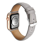 Correia de Relógio em Pele Genuína de Camurça Dupla Face, Para Apple Watch 46mm / 49mm / 45mm / 44mm, Para Apple Watch 42mm / 41mm / 40mm / 38mm