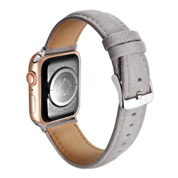 Correia de Relógio em Pele Genuína de Camurça Dupla Face, Para Apple Watch 46mm / 49mm / 45mm / 44mm, Para Apple Watch 42mm / 41mm / 40mm / 38mm