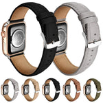 Correia de Relógio em Pele Genuína de Camurça Dupla Face, Para Apple Watch 46mm / 49mm / 45mm / 44mm, Para Apple Watch 42mm / 41mm / 40mm / 38mm