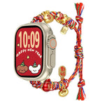 New Year Beaded Rope Braided Watch Band, For Apple Watch 46mm / 49mm / 45mm / 44mm, For Apple Watch 42mm / 41mm / 40mm / 38mm