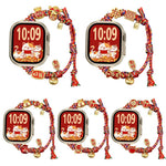New Year Beaded Rope Braided Watch Band, For Apple Watch 46mm / 49mm / 45mm / 44mm, For Apple Watch 42mm / 41mm / 40mm / 38mm