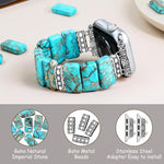 Correia de Relógio em Cerâmica Imperial Stone, Para Apple Watch 46mm / 49mm / 45mm / 44mm, Para Apple Watch 42mm / 41mm / 40mm / 38mm