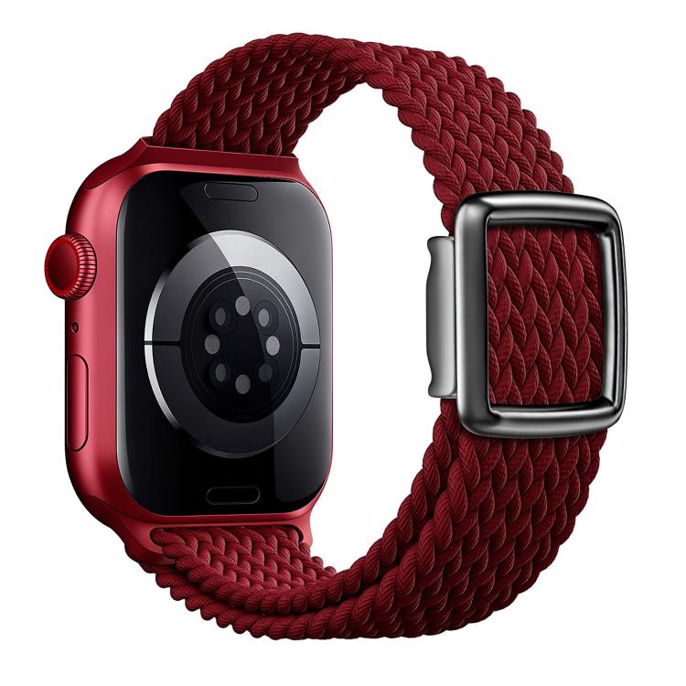 Modern Style Magnetic Buckle Woven Nylon Watch Band, For Apple Watch 46mm / 49mm / 45mm / 44mm, For Apple Watch 42mm / 41mm / 40mm / 38mm