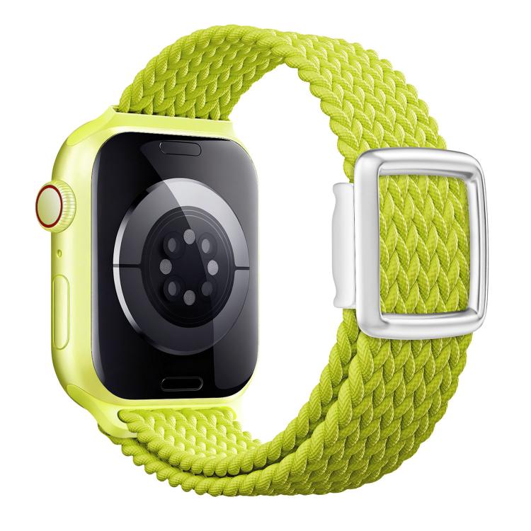 Pulseira de Relógio em Nylon Trançado com Fivela Magnética Estilo Moderno, Para Apple Watch 46mm / 49mm / 45mm / 44mm, Para Apple Watch 42mm / 41mm / 40mm / 38mm