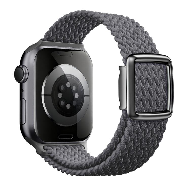 Pulseira de Relógio em Nylon Trançado com Fivela Magnética Estilo Moderno, Para Apple Watch 46mm / 49mm / 45mm / 44mm, Para Apple Watch 42mm / 41mm / 40mm / 38mm