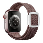 Pulseira de Relógio em Nylon Trançado com Fivela Magnética Estilo Moderno, Para Apple Watch 46mm / 49mm / 45mm / 44mm, Para Apple Watch 42mm / 41mm / 40mm / 38mm