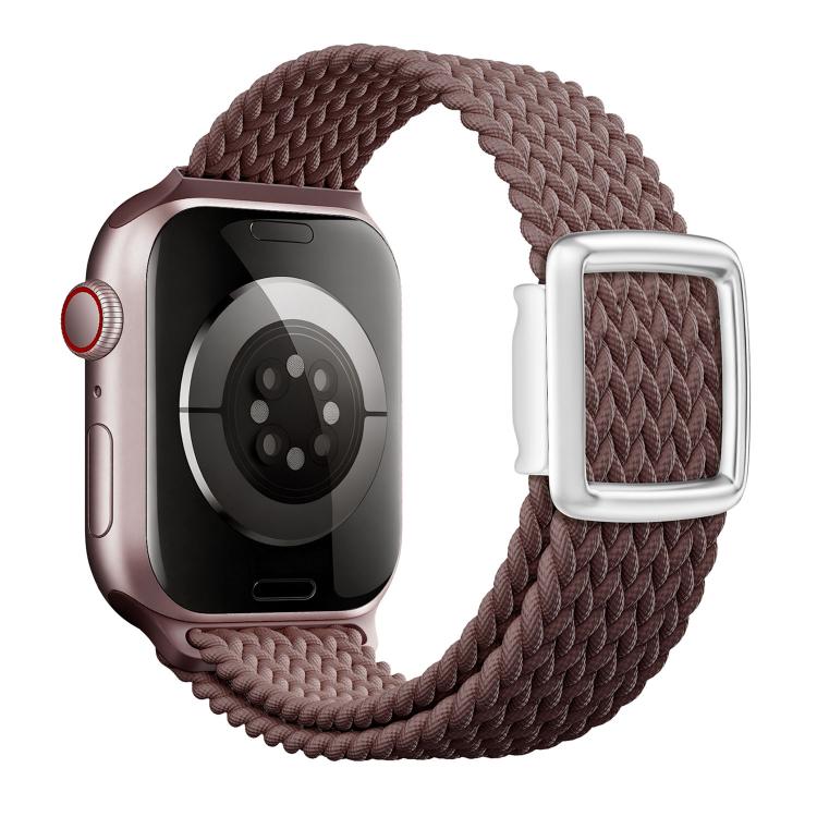 Pulseira de Relógio em Nylon Trançado com Fivela Magnética Estilo Moderno, Para Apple Watch 46mm / 49mm / 45mm / 44mm, Para Apple Watch 42mm / 41mm / 40mm / 38mm