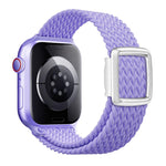 Pulseira de Relógio em Nylon Trançado com Fivela Magnética Estilo Moderno, Para Apple Watch 46mm / 49mm / 45mm / 44mm, Para Apple Watch 42mm / 41mm / 40mm / 38mm