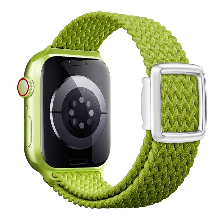 Pulseira de Relógio em Nylon Trançado com Fivela Magnética Estilo Moderno, Para Apple Watch 46mm / 49mm / 45mm / 44mm, Para Apple Watch 42mm / 41mm / 40mm / 38mm