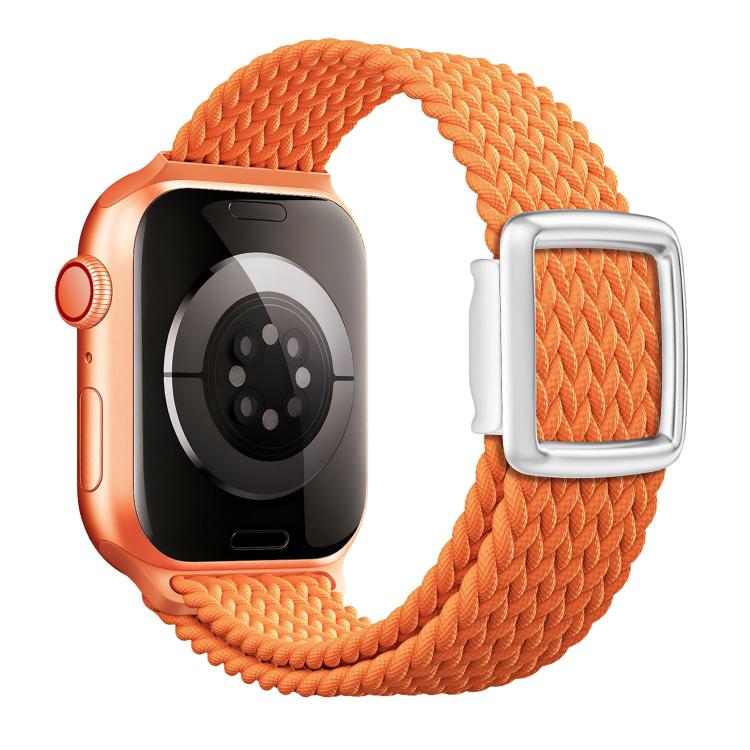 Pulseira de Relógio em Nylon Trançado com Fivela Magnética Estilo Moderno, Para Apple Watch 46mm / 49mm / 45mm / 44mm, Para Apple Watch 42mm / 41mm / 40mm / 38mm
