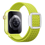 Pulseira de Relógio em Nylon Trançado com Fivela Magnética Estilo Moderno, Para Apple Watch 46mm / 49mm / 45mm / 44mm, Para Apple Watch 42mm / 41mm / 40mm / 38mm