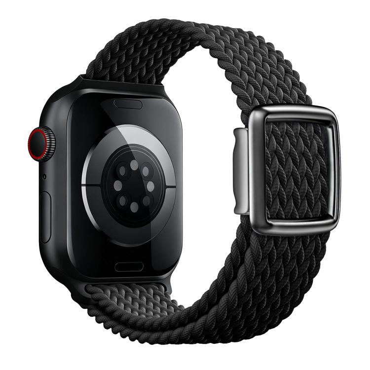 Pulseira de Relógio em Nylon Trançado com Fivela Magnética Estilo Moderno, Para Apple Watch 46mm / 49mm / 45mm / 44mm, Para Apple Watch 42mm / 41mm / 40mm / 38mm