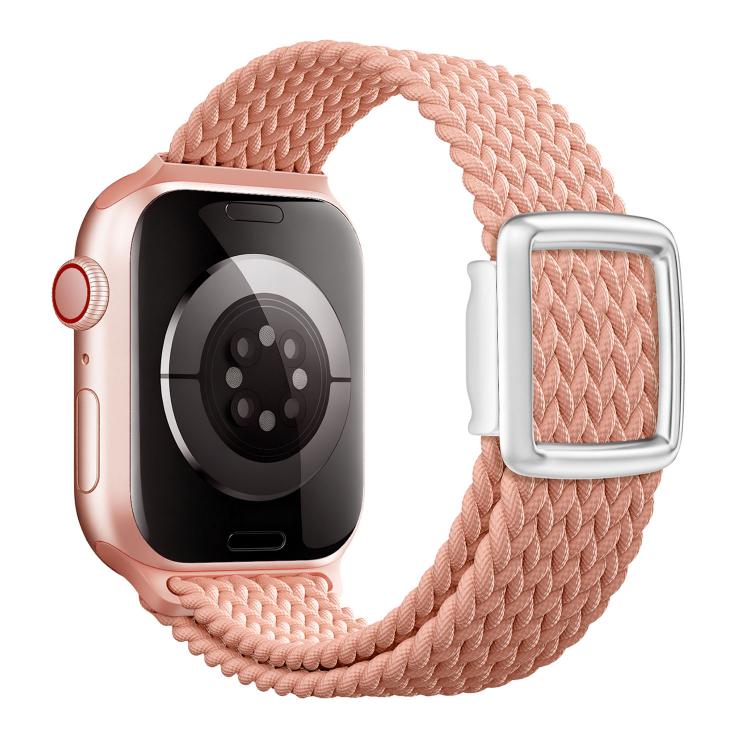 Pulseira de Relógio em Nylon Trançado com Fivela Magnética Estilo Moderno, Para Apple Watch 46mm / 49mm / 45mm / 44mm, Para Apple Watch 42mm / 41mm / 40mm / 38mm