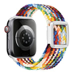 Pulseira de Relógio em Nylon Trançado com Fivela Magnética Estilo Moderno, Para Apple Watch 46mm / 49mm / 45mm / 44mm, Para Apple Watch 42mm / 41mm / 40mm / 38mm