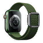 Pulseira de Relógio em Nylon Trançado com Fivela Magnética Estilo Moderno, Para Apple Watch 46mm / 49mm / 45mm / 44mm, Para Apple Watch 42mm / 41mm / 40mm / 38mm