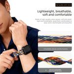 Pulseira de Relógio em Nylon Trançado com Fivela Magnética Estilo Moderno, Para Apple Watch 46mm / 49mm / 45mm / 44mm, Para Apple Watch 42mm / 41mm / 40mm / 38mm