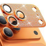 Kalebol Filme de Lente de Câmara com Armadura Metálica Fosca Tudo-em-um Brilho Diamante, Para iPhone 17 Pro Max, Para iPhone 17 Pro