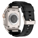 Pulseira de Relógio em Silicone com Armadura Metálica Personalizada, Para Apple Watch Ultra 3 / 2 / 1 49mm