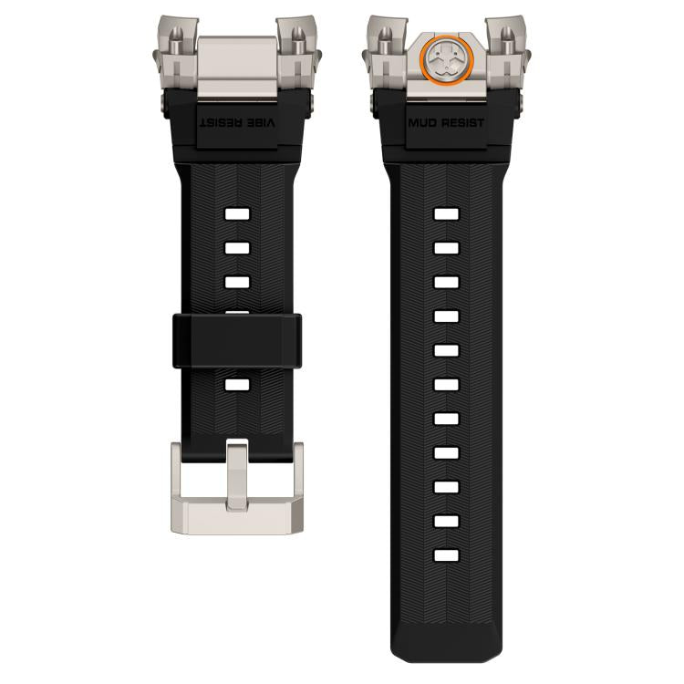 Pulseira de Relógio em Silicone com Armadura Metálica Personalizada, Para Apple Watch Ultra 3 / 2 / 1 49mm