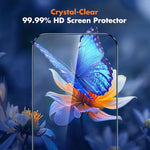 10pcs 0.18mm Ultra-Thin Ultrasonic HD Screen-Printed High-Aluminium Thick-Gel Tempered Glass Film, For iPhone 17e / 16e, For iPhone 17 Pro Max, For iPhone 17 Pro, For iPhone 17, For iPhone Air, For iPhone 16 Pro Max, For iPhone 16 Pro, For iPhone 16 Pl...
