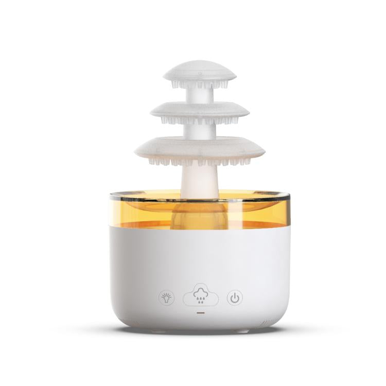 Three-color Lights Ultrasonic Humidifier Cloud Rain Aromatherapy Diffuser, Cloud Rain
