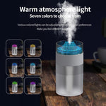 Humidificador com Luz Ambiente de 7 Cores com Vulcão Simulado, Vulcão Simulado