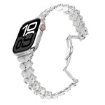 Pulseira de relógio em liga de zinco com fecho borboleta Dragon Spine, para Apple Watch 46mm / 49mm / 45mm / 44mm, para Apple Watch 42mm / 41mm / 40mm / 38mm