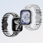 Pulseira de relógio em liga de zinco com fecho borboleta Dragon Spine, para Apple Watch 46mm / 49mm / 45mm / 44mm, para Apple Watch 42mm / 41mm / 40mm / 38mm