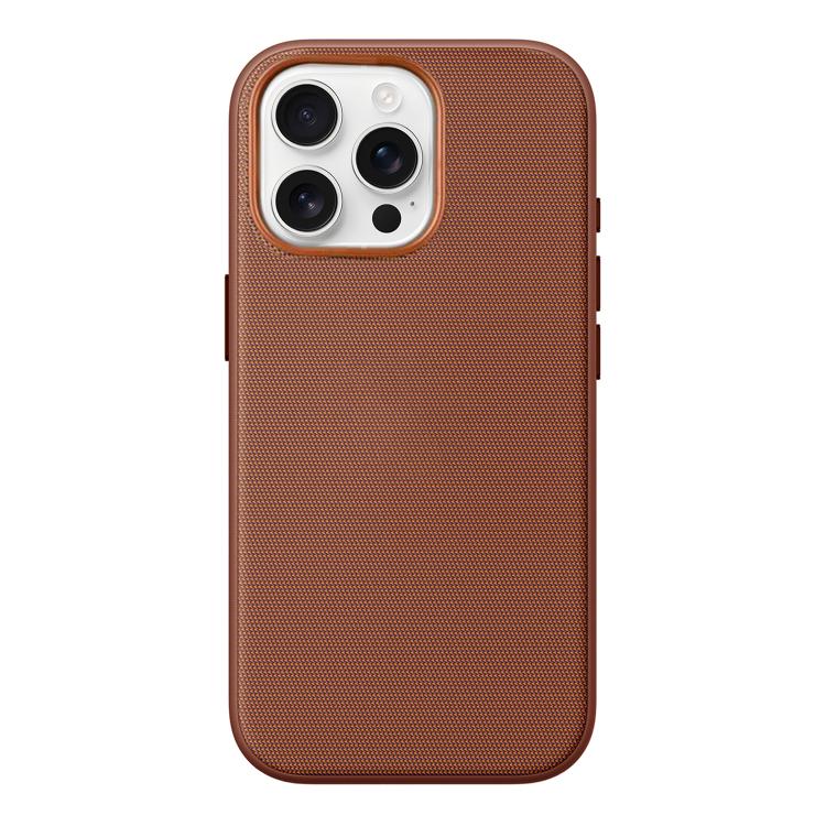 Official Tech Fabric Texture Side-Adhesive TPU Magnetic Phone Case with Camera Button, For iPhone 16 Pro Max, For iPhone 16 Pro, For iPhone 16, For iPhone 15 Pro Max, For iPhone 15 Pro, For iPhone 15