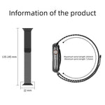 Molecular Arrangement Magnetic Stainless Steel Watch Band, For Apple Watch 46mm / 49mm / 45mm / 44mm, For Apple Watch 42mm / 41mm / 40mm / 38mm