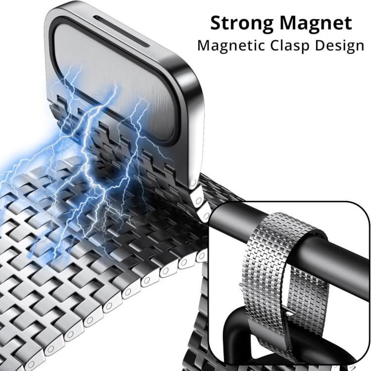 Pin-Chain Milanese Magnetic Watch Band, For Apple Watch 46mm / 49mm / 45mm / 44mm, For Apple Watch 42mm / 41mm / 40mm / 38mm