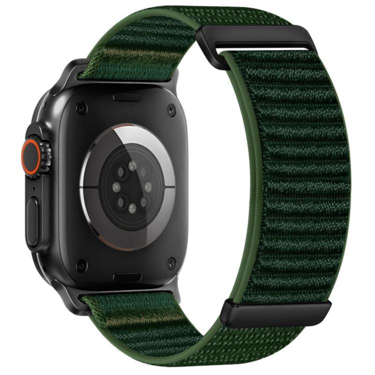 Pulseira de Relógio em Nylon com Fecho de Gancho e Loop de Duas Secções com Padrão de Montanha, Para Apple Watch 46mm / 49mm / 45mm / 44mm, Para Apple Watch 42mm / 41mm / 40mm / 38mm