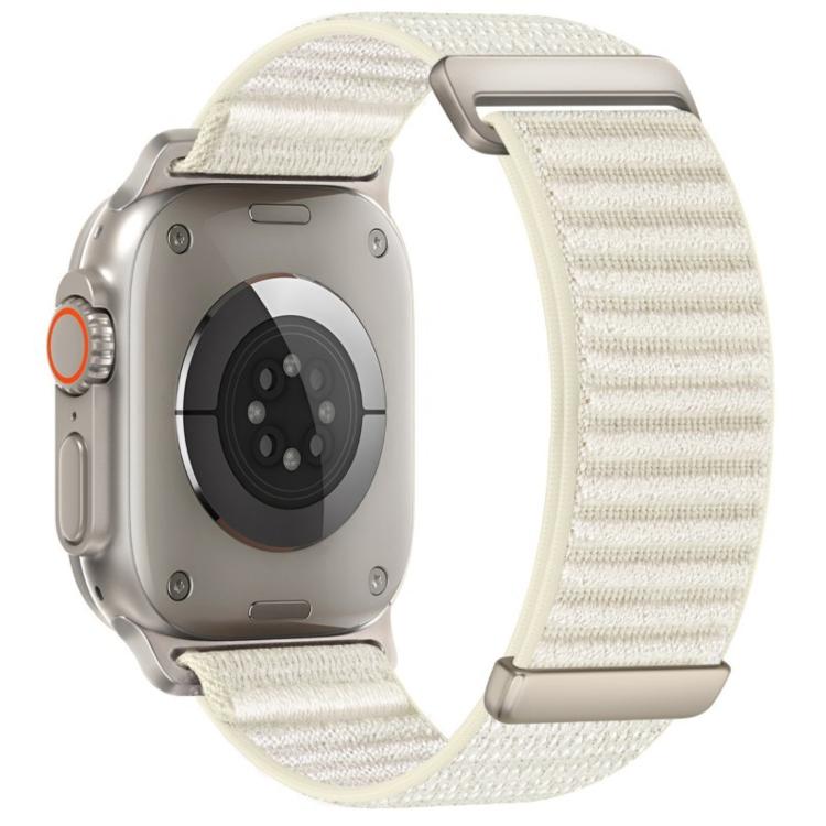 Pulseira de Relógio em Nylon com Fecho de Gancho e Loop de Duas Secções com Padrão de Montanha, Para Apple Watch 46mm / 49mm / 45mm / 44mm, Para Apple Watch 42mm / 41mm / 40mm / 38mm