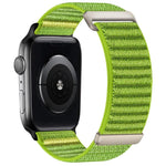 Pulseira de Relógio em Nylon com Fecho de Gancho e Loop de Duas Secções com Padrão de Montanha, Para Apple Watch 46mm / 49mm / 45mm / 44mm, Para Apple Watch 42mm / 41mm / 40mm / 38mm