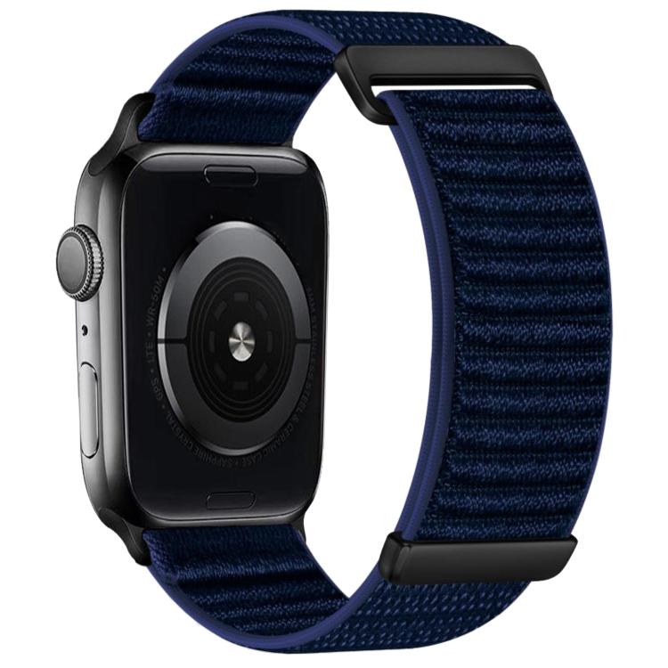 Pulseira de Relógio em Nylon com Fecho de Gancho e Loop de Duas Secções com Padrão de Montanha, Para Apple Watch 46mm / 49mm / 45mm / 44mm, Para Apple Watch 42mm / 41mm / 40mm / 38mm