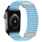 Pulseira de Relógio em Nylon com Fecho de Gancho e Loop de Duas Secções com Padrão de Montanha, Para Apple Watch 46mm / 49mm / 45mm / 44mm, Para Apple Watch 42mm / 41mm / 40mm / 38mm