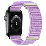 Pulseira de Relógio em Nylon com Fecho de Gancho e Loop de Duas Secções com Padrão de Montanha, Para Apple Watch 46mm / 49mm / 45mm / 44mm, Para Apple Watch 42mm / 41mm / 40mm / 38mm