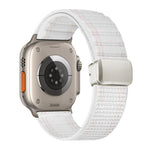 Pulseira de Relógio em Nylon com Padrão Ondulado e Fecho Magnético, Para Apple Watch 46mm / 49mm / 45mm / 44mm, Para Apple Watch 42mm / 41mm / 40mm / 38mm