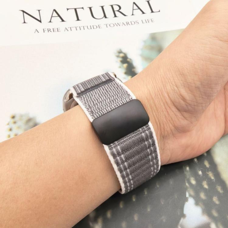 Pulseira de Relógio em Nylon com Padrão Ondulado e Fecho Magnético, Para Apple Watch 46mm / 49mm / 45mm / 44mm, Para Apple Watch 42mm / 41mm / 40mm / 38mm