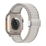 Pulseira de Relógio em Nylon Trançado com Fecho Magnético Off Road, Para Apple Watch 46mm / 49mm / 45mm / 44mm, Para Apple Watch 42mm / 41mm / 40mm / 38mm